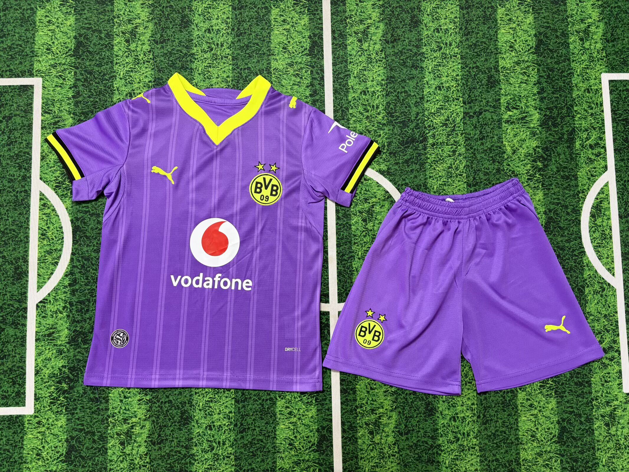 Kids-Dortmund 26/27 Third Purple Soccer Jersey